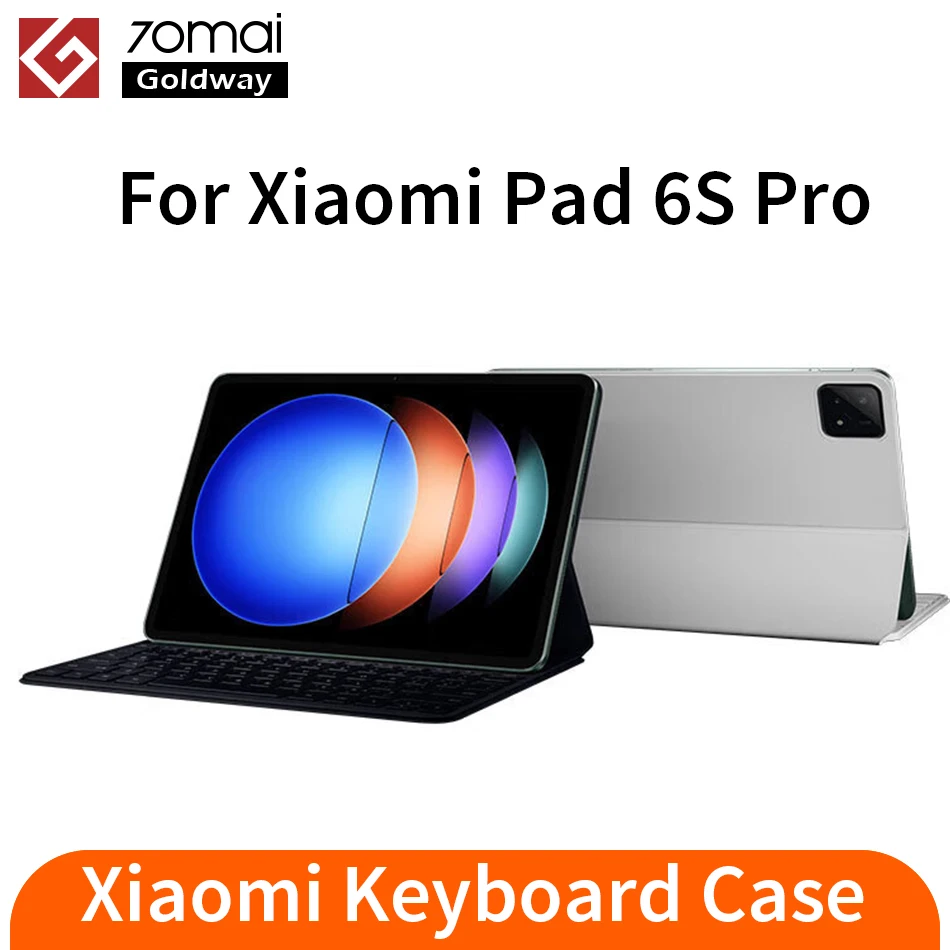 Xiaomi Pad 6S Pro 12.4 Keyboard Case Pogo Pin Contact Magnetic Flip Case For 12.4