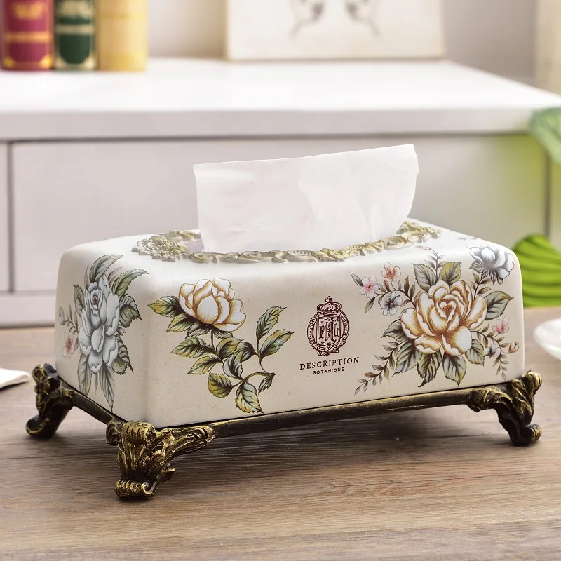 

Tissue Box Tissue Box Living Room Creative Home Tissue Box Coffee Table Napkin Paper Box