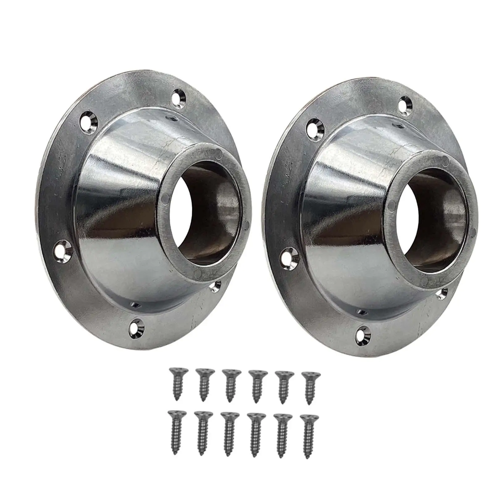 

2Pcs RV Table Base Mount Hardware with Screws, Pedestal Table Base Floor