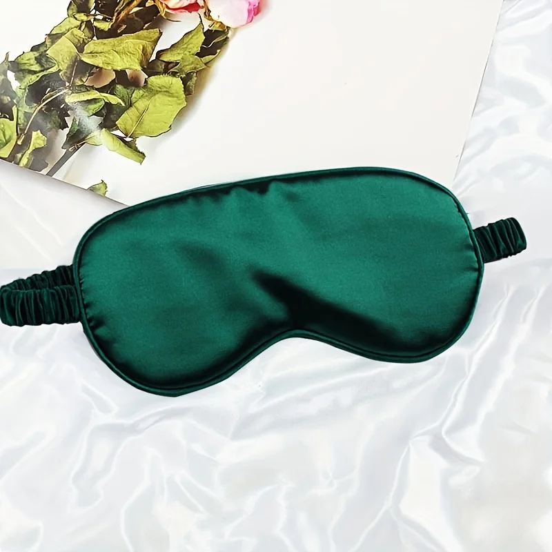 Double-sided imitation silk sleep eye mask image 9