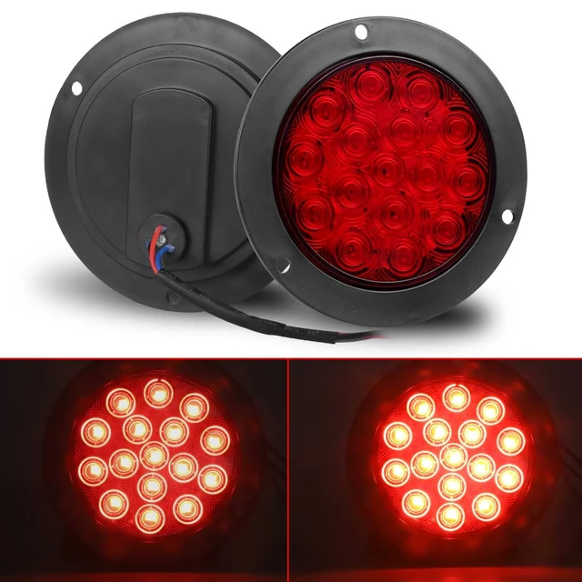 Feu de Freinage Arrière LED 3 en 1 Feu de Remorque LED 12V 24V Feux Arrière  de Voiture Clignotant de Camion Lampe Flash d'Arrêt Arrière ATV Étanche -  AliExpress