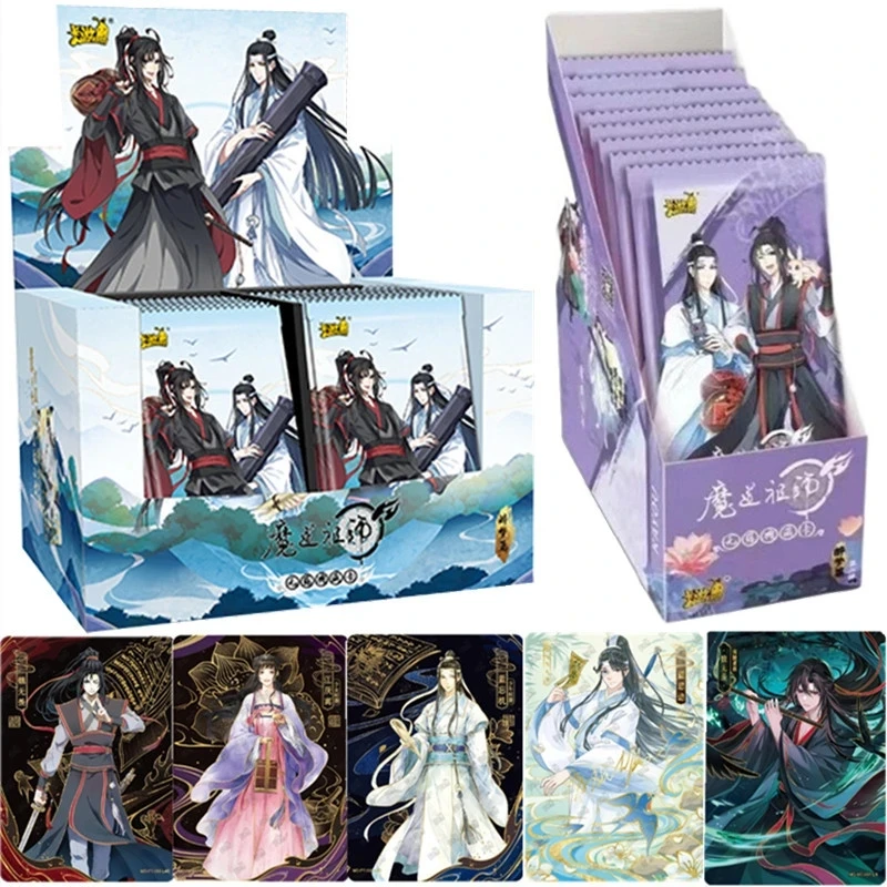 Anime Mo Dao Zu Shi Drunk Dreams Signature Cards Grandmaster Of Demonic Cultivation Wei Wuxian Lan Wangji Collection Cards photo cards comics photo cards manga photo cards