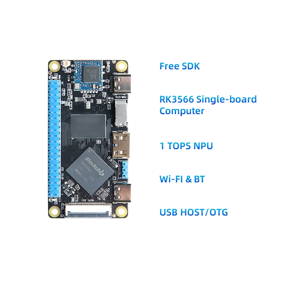 

RK3566 Mini PC Linux Kit Motherboard And Processor Cortex-A55 CPU Wifi and BLuetoot SBC Motherboard Compatible With Raspberry pi