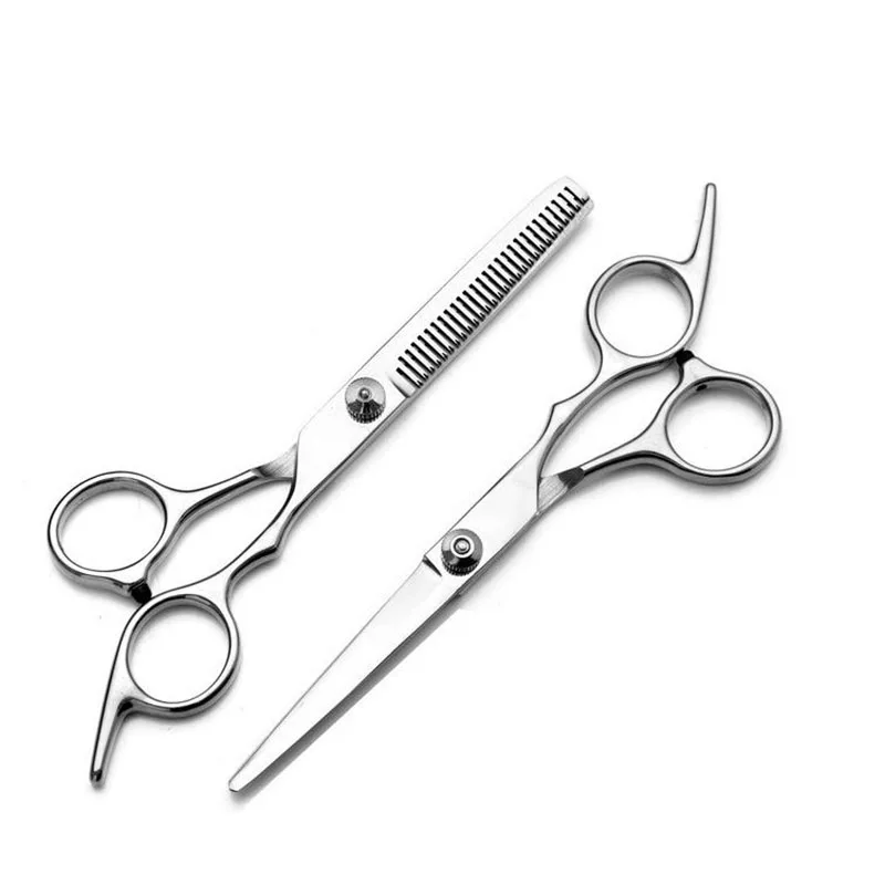 Stainless Steel Pet Dogs Gromming Scissors Shears Sharp Edge Animals Cat Hair Cutting Barber Cutting Tools 17.5cm