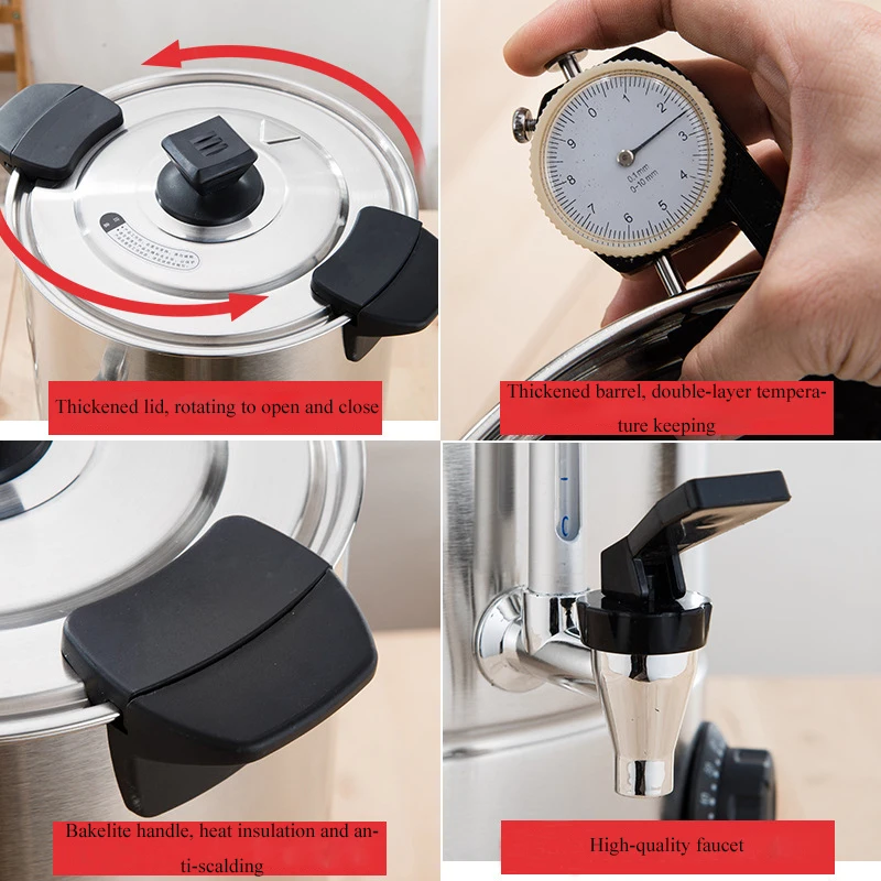 25L Electric Soy Wax Beeswax Making Pot Barrel Double Layer Wax Heater Operate Easy Melters Machine for DIY Candle Making