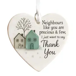 Heartfelt Neighbor Appreciation Ornament - Thoughtful Gifts (A)