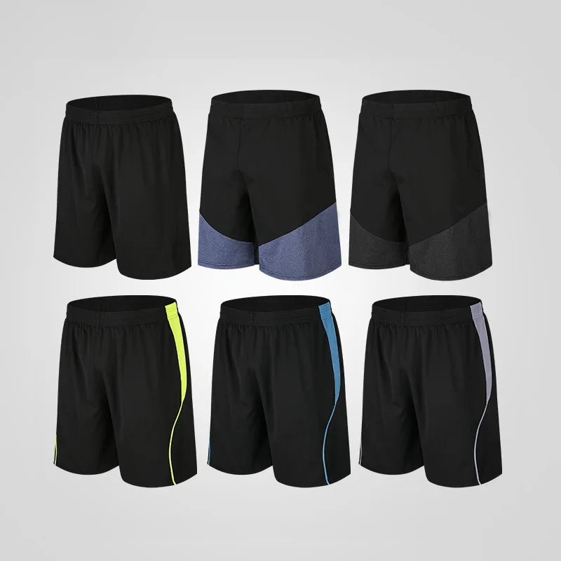 Running Shorts Striped Print Color Matching Loose Basketball Sports Gym Breathable Training Exercise Bottoms Men Pants