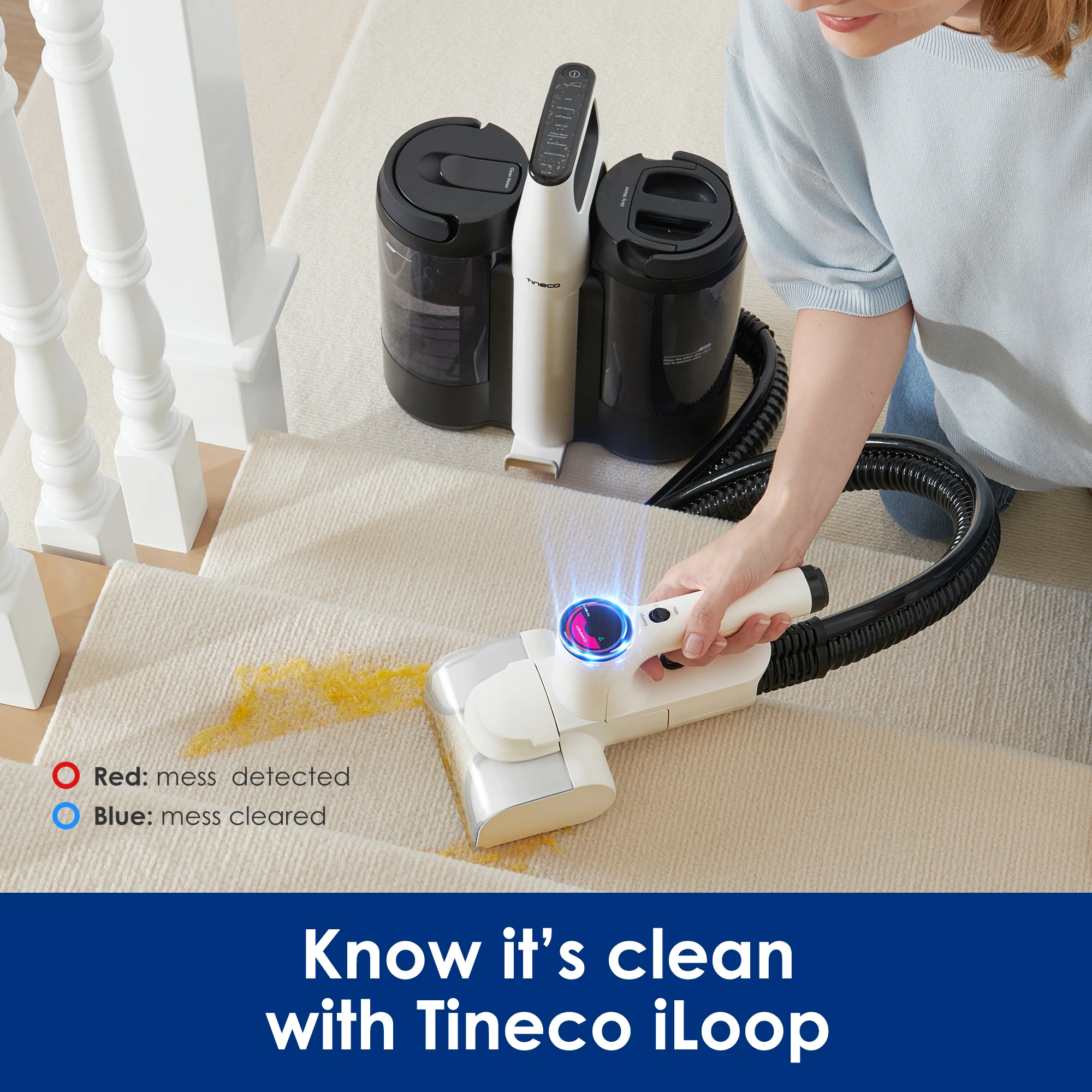 Tineco Carpet One Spot Essentials Smart Cordless Carpet And