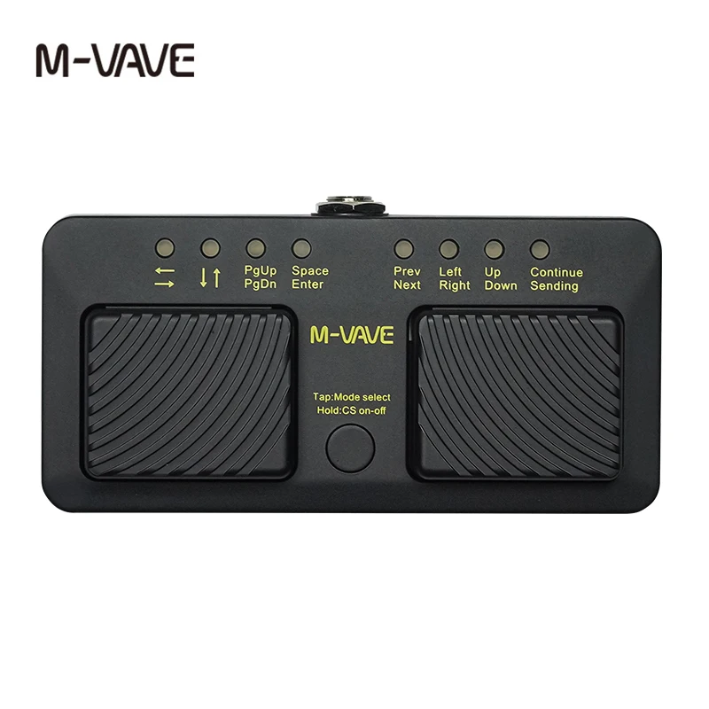 MVAVE Cube Turner Pro Wireless Bluetooth Page Turner Silent Foot Pedal