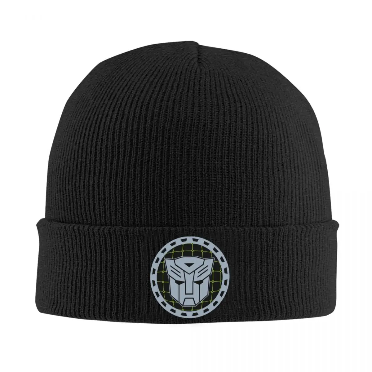 

Transformer Autobot Movie Film Beanie Cap Unisex Winter Warm Bonnet Femme Knitted Hats Ski Skullies Beanies Hats For Men Women