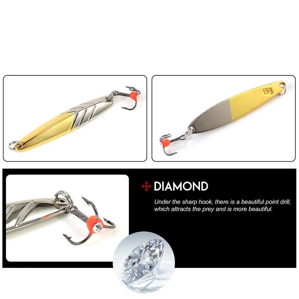 5 Pack Ice Fishing Lures Set Acme Threaded Rod Acme Ice V-Rod Fishing Lure 1/8 Oz - 1.25 Inch Ice Fishing Bait With #10 Treble Hooks Fishing Tackle Ice Fishing Lures And Jigs 5 Pack Ice Fishing Lures Set Acme Threaded Rod Acme Ice V-Rod Fishing Lure 1/8 Oz - 1.25 Inch Ice Fishing Bait With #10 Treble Hooks Fishing Tackle Ice Fishing Lures And Jigs