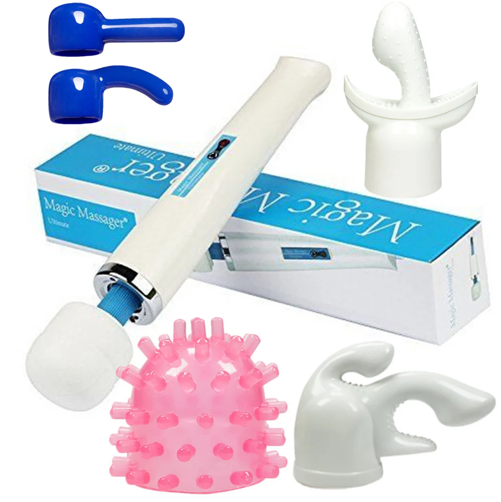 Massaggiatore Ricaricabile Hitachi Magic Wand Con Testina Di Massaggio Aggiuntiva