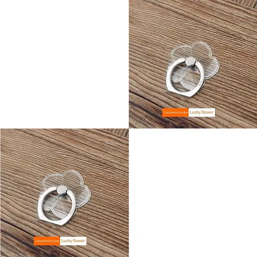 1/2pc. ​ Universal Mobile Phone Holder Stand Finger Ring Magnetic For cute Cell Smart Phone Transparent holder for iphone 12XS M - Image 21