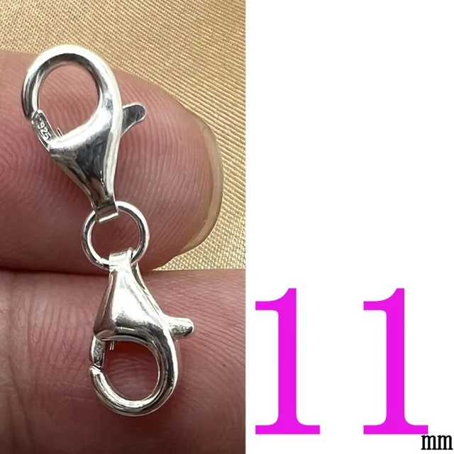 4 Moschettoni A Doppia Chiusura Per Bracciali E Collane Fai Da Te - Foto 13
