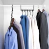 Multifunctional Hook Space Saving 5-hole Plastic Hanger Simple Folding Windproof Hanger Suitable Apartments Dormitories Families 4