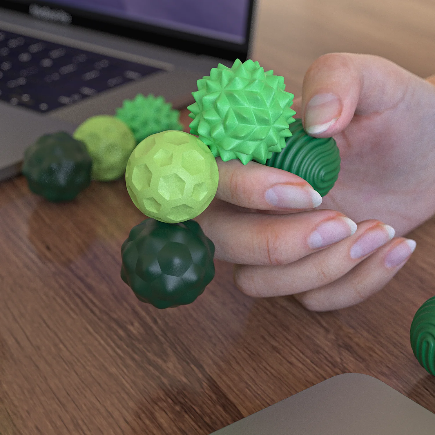 4-8 PCS Silicone Magnetic Fidget Balls  Autism ADHD Anxiety Stress Relief Sensory Toy Office Desk Decoration Toy for Teens Adult