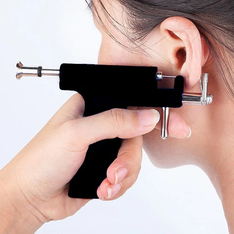 Steel Ear Body Piercing Gun Professional Lips Piercing Kit Tool