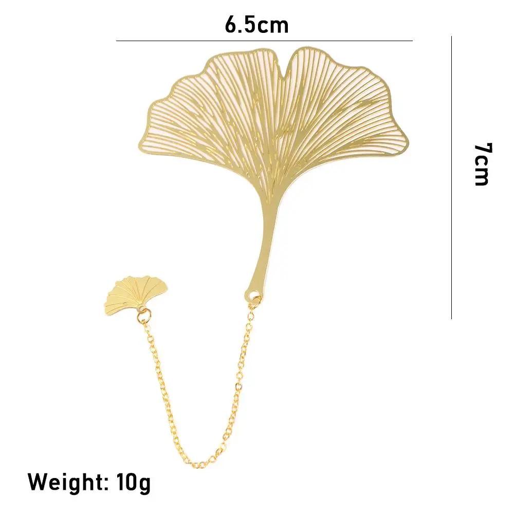 Leaf Vein Office Chinese Style Retro Book Clip Book Holder Page Clip Bookmark Leaf Bookmark Hollow Mark Metal metal bookmark