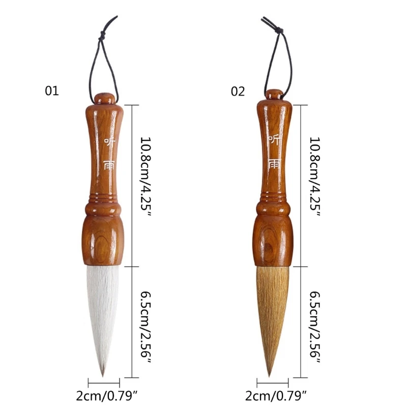 Chinese Kalligrafie Borstel Schrijven Borstel Schilderij Borstel Hopper-Vormige Wezel Haar Borstel Voor Praktijk Chinese Kalligrafie
