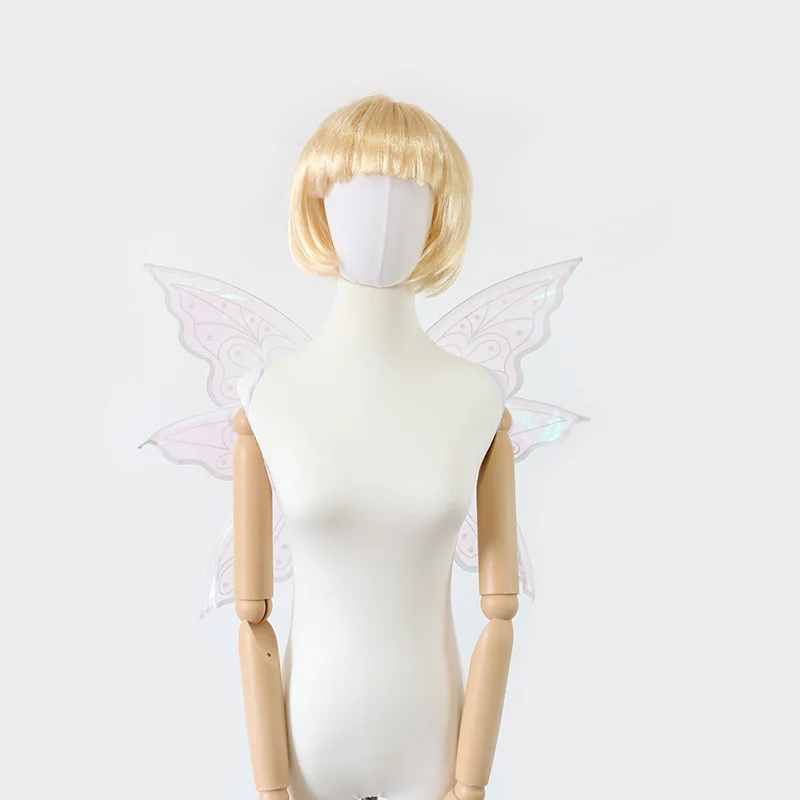 공주 엘프 요정 날개 나비 날개, 생일 파티 장식, 결혼식 천사 날개, 소녀 공연 소품