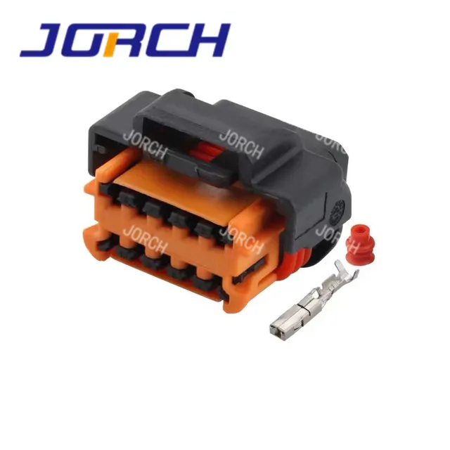 10P เหมาะสำหรับ Peugeot Citroen ไฟหน้าลวด Harness Connector 0987881201 MCD98788 98788-1201 1