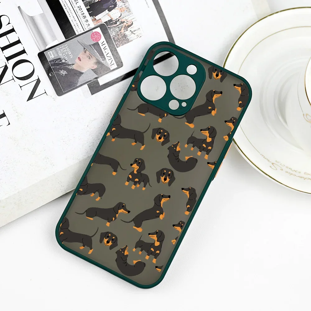 Cute Dachshund Bulldog Phone Case for iPhone 17 16 12 13 14 thumbnail 4