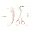Professional Eyebrow Trimmer Eyebrow Scissors Eyebrow Shaver, Female Eyebrow Combing Scissor Scraper Accessories 5