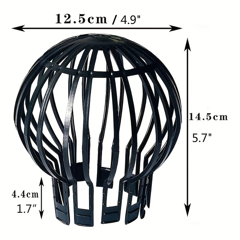 Sink filter 4Pcs gutter strainer drain filter guard roof downspout guards rain sink covers floor leaf screen home drainage cover gutters