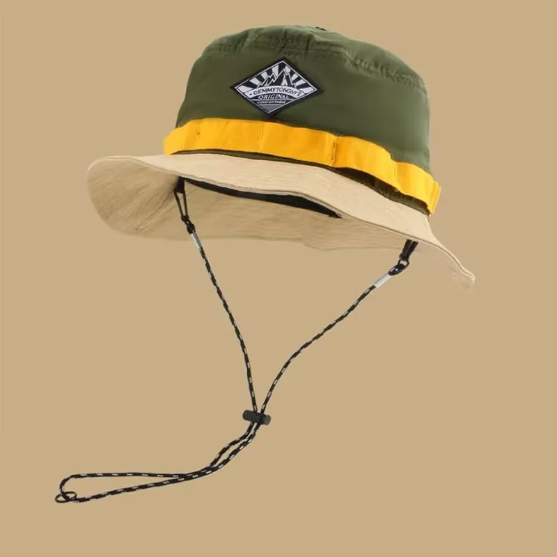 New Fashion Outdoor Sports Colored Fisherman Hat for Men Foldable