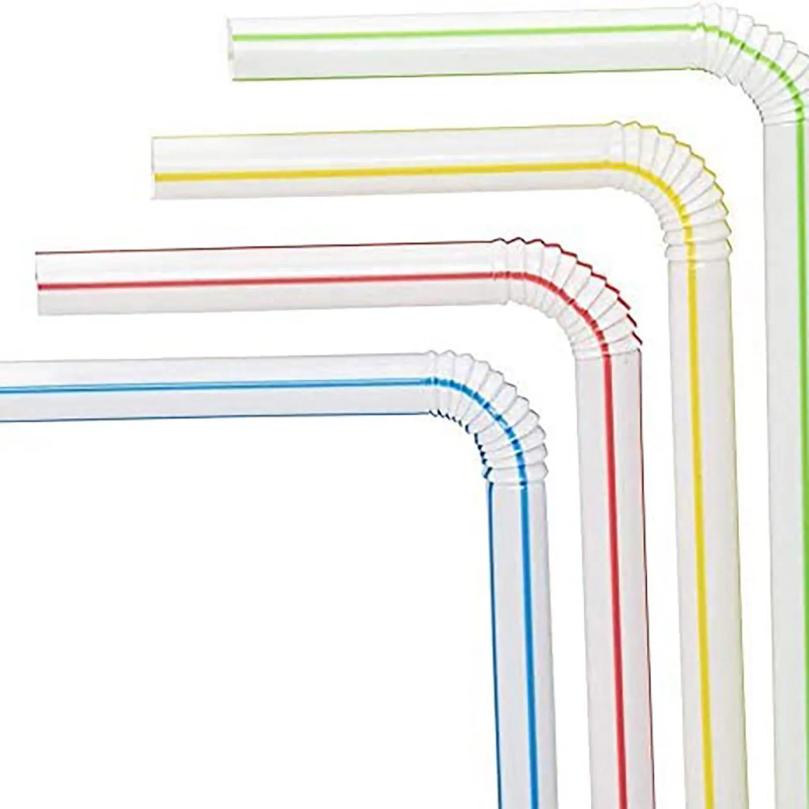 100pcs Multicolor Disposable Drinking Straws Home Party Cocktail Drink Straw Wedding Decor Kids Birthday Party Decorations #40