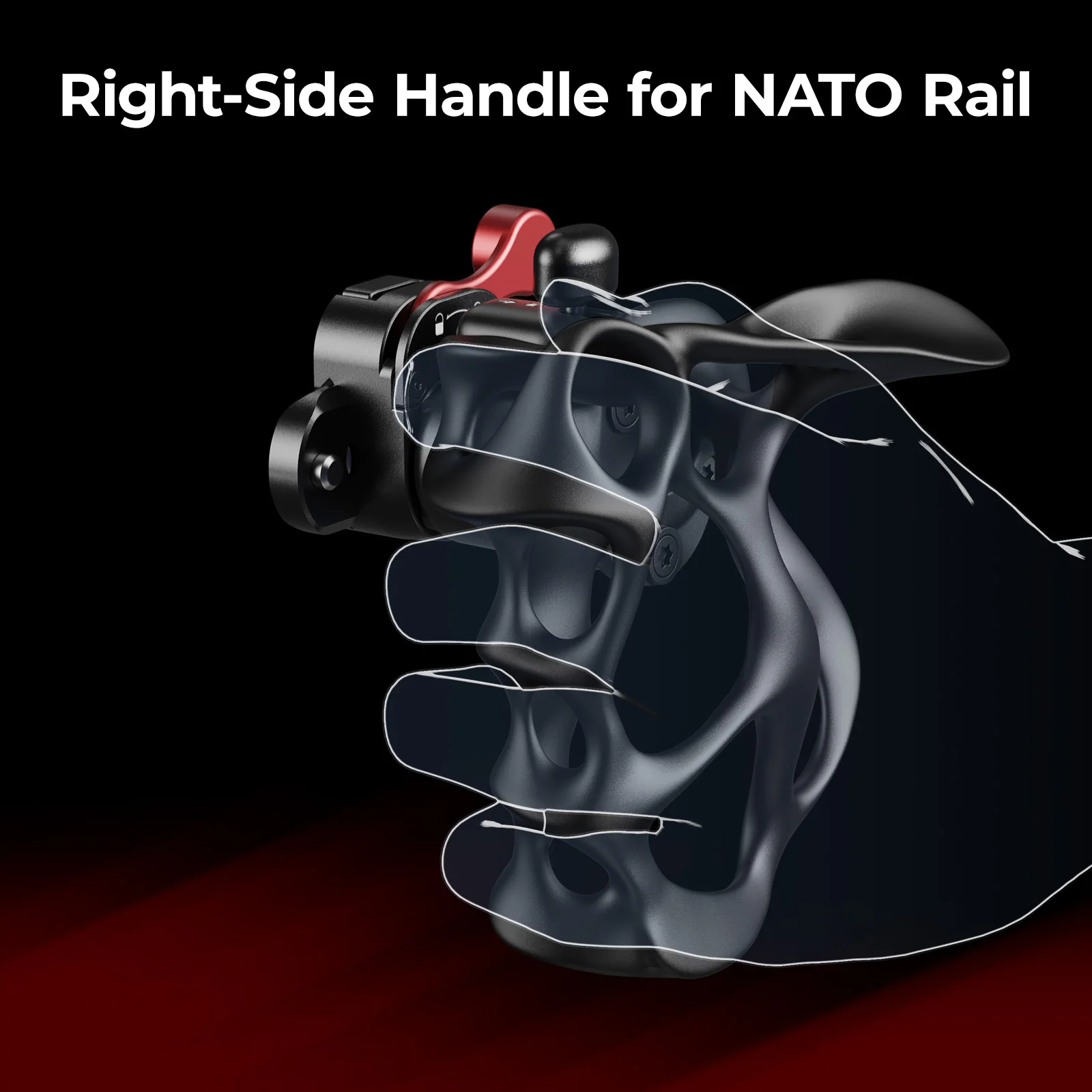Rotating Right-Side/Left-Side Handle with NATO Clamp, "ImageGrip" Series Liquid