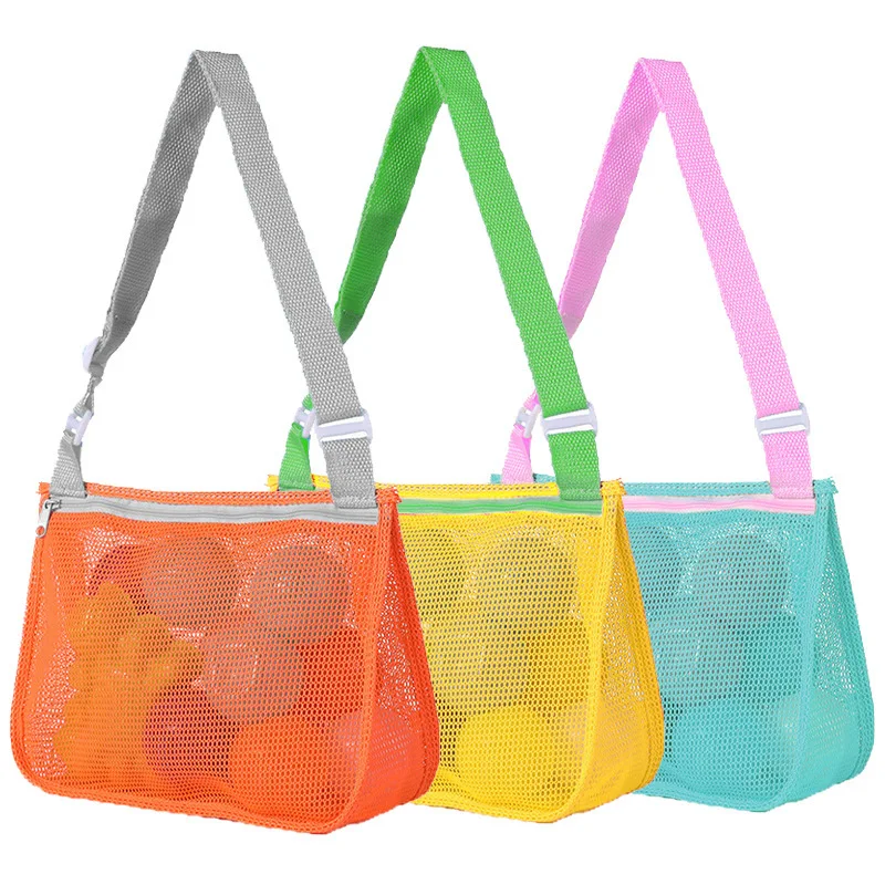 Swimming Large Beach Bags Protable Mesh Backpack Outdoor Waterproof Kids Toys Storage Bags Women Cosmetic Makeup Bag For Towels