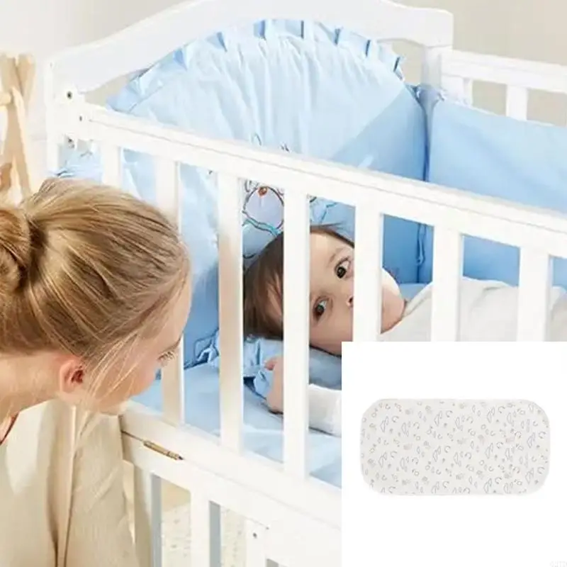 Soft & Breathable Baby Changing Mat Infant Nappy Mat Reusable & Washable Pad G2TD