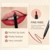QIBEST 12 Colors Lipliner Pencil Sets Waterproof Sexy Red Matte Contour Tint Lipstick Lasting Non-stick Cup Lips Makeup Kits 4