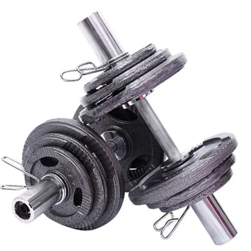 Aolin-Big Hole Plated Dumbbell Set, Household Bar, Austrian Bar, Special, Game, Barbell Set