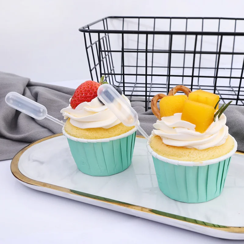 100 Pipette In Plastica Da 4 Ml – Mini Contagocce Monouso Per Salse, Cupcake, Iniettori, Artigianato E Cucina