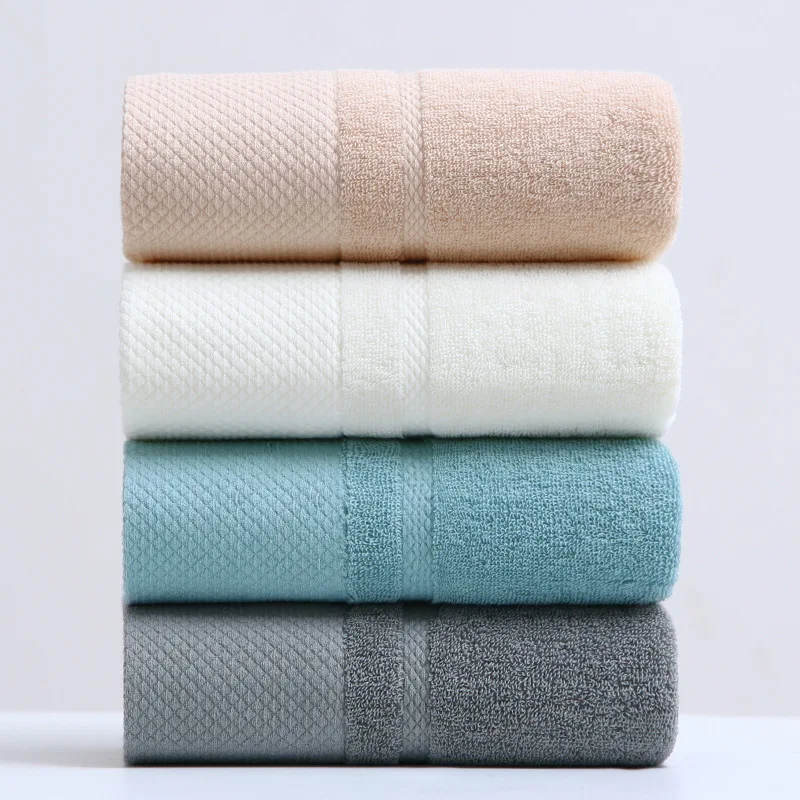 74x34cm100CottonHighQualityFaceTowelsSetBathroomSoftFeel
