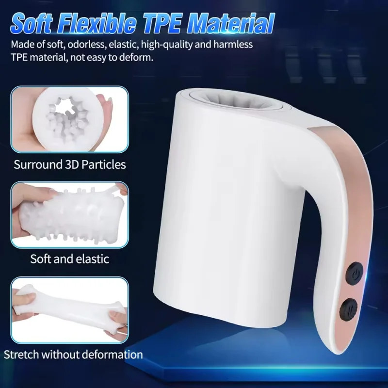 Automatic Rotating Male Masturbator Cup For Intense Pleasure_voghion.com