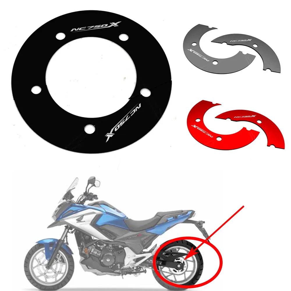 

For HONDA NC750X NC 750X 2012 - 2017 Motorcycle Accessories Rear Sprocket Chain Gear Cover Guard Drive Wheel Transmission Pulley