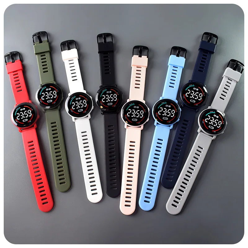 LED Digital Kids Watches Luminous Waterproof Sport Children Watch Silicone Strap Electronic Wrist Watch For Boys Gril reloj niño 3