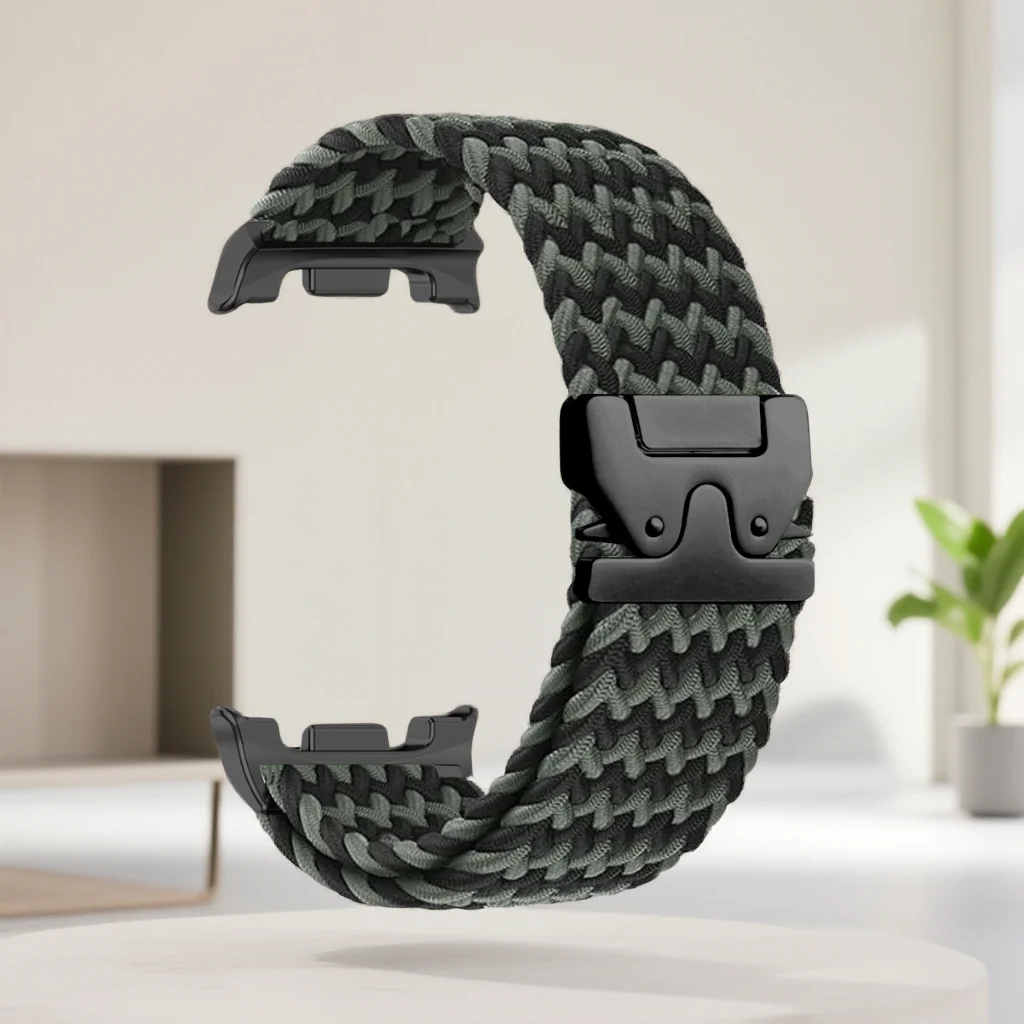 Braided Parachute Buckle Strap with Correa Bracelet