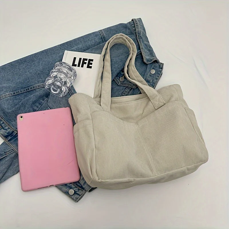 New Women's Large Capacity Handbag Multiple Pockets Fashion Shoulder Bags Daily Commuting Tote Bag Shopping