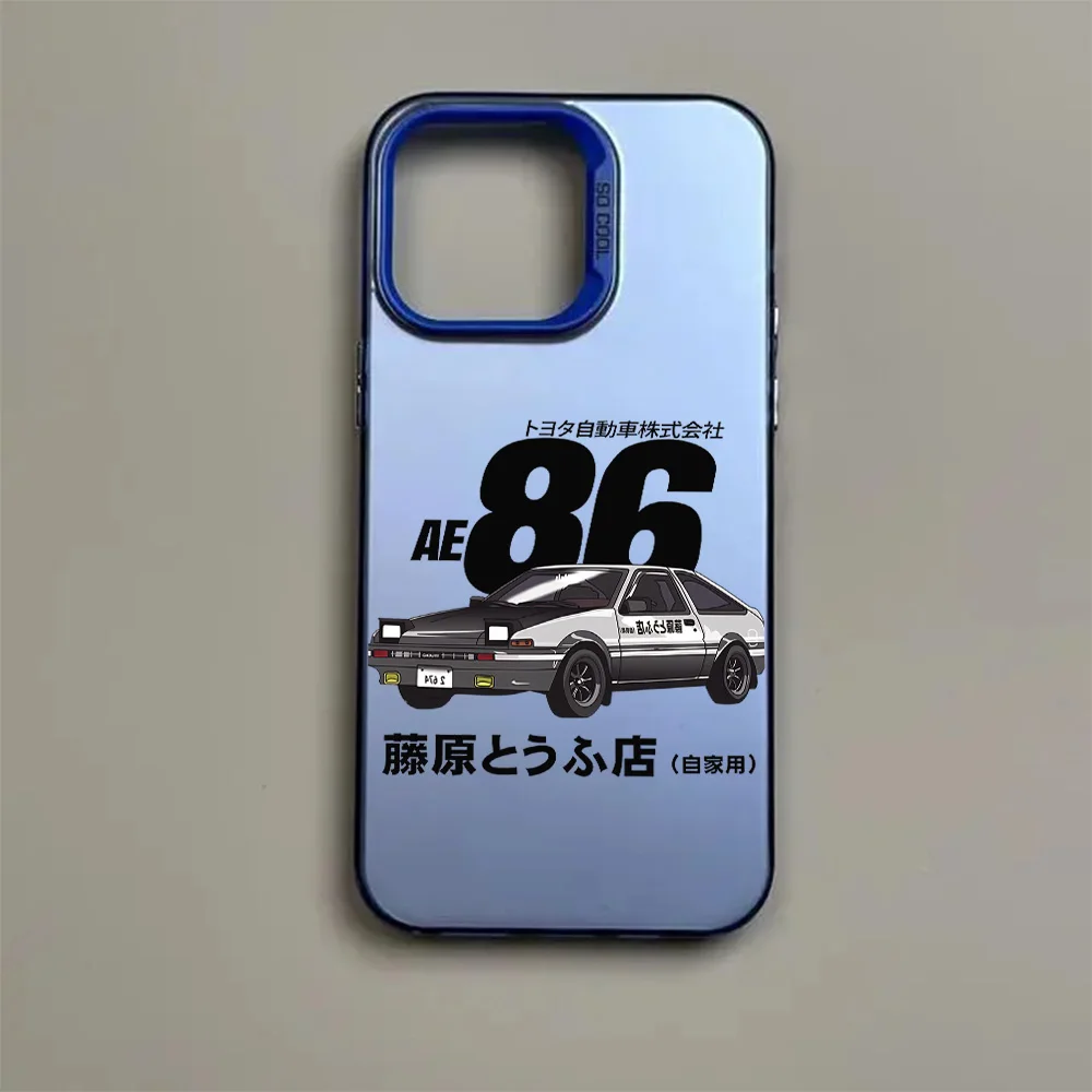 Anime Initial D AE86 Matte Phone Case - Stylish Back Cover