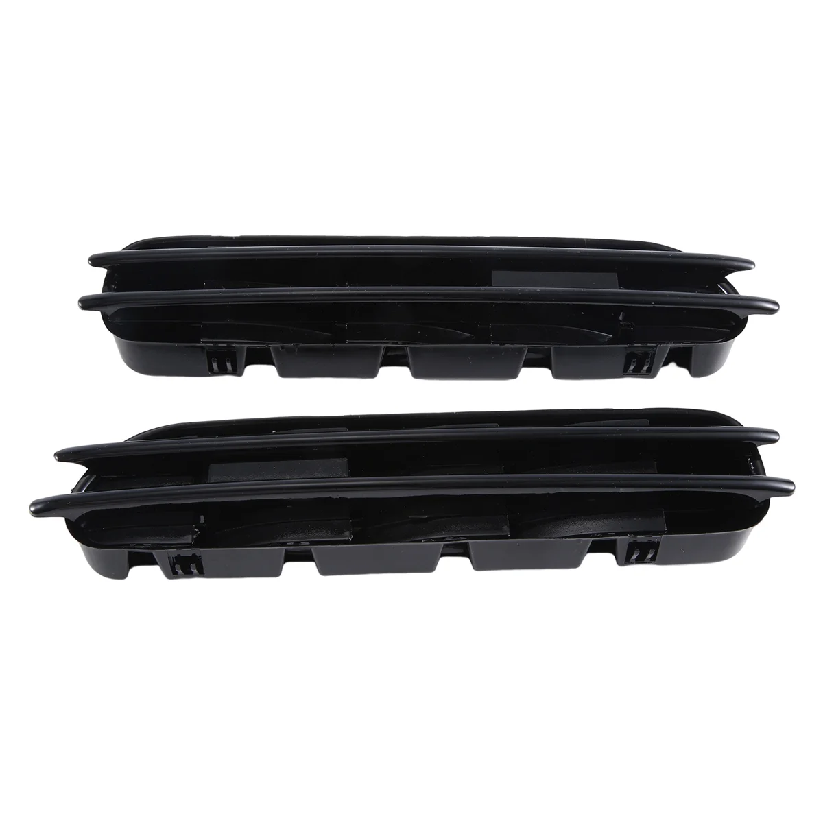 1Pair Car Fender Side Panel Grilles Vents for BMW 5 Series E60 M5 Left & Righ 51137896849 51137896850 Bright Black
