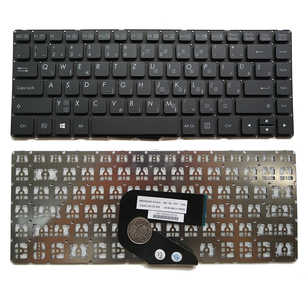 

SV Layout Laptop Keyboard For Getac S410 G3 S410V Volkswagen 6150e No Frame V138418CS1 20194730059 531087680968 SV-RO