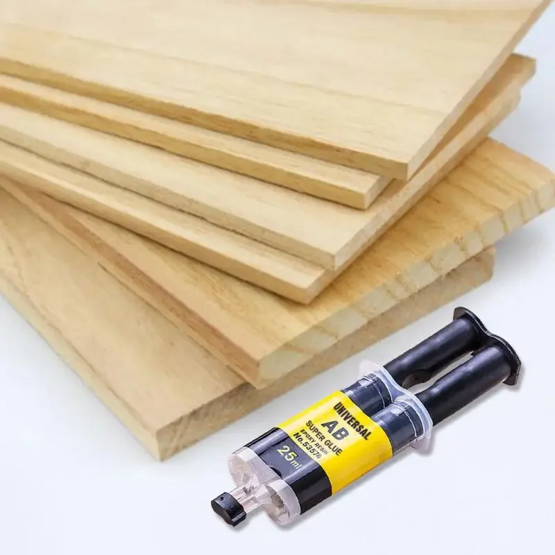 

25/4ml New AB Glue Long Lasting Epoxy Resin Adhesive Home High Adhesion AB Strong Adhesive Glue Super Liquid Sealers Sealant