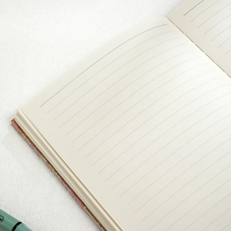 A5 Embossed Lily Gold Hardcover Notebook for Writing and Sketching
