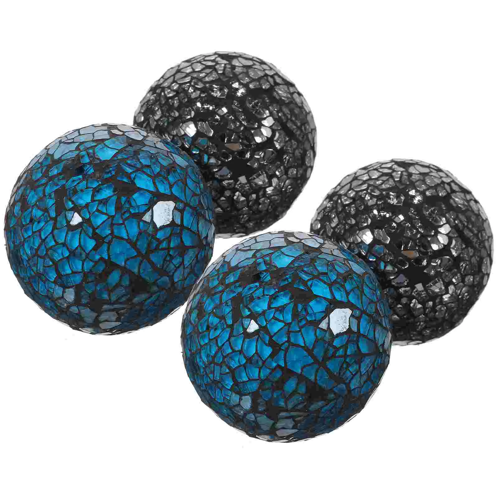 

Mosaic Ball Balls Sphere Decorative Home Orbs Ornament Table Decor Bowl Filler Cracked Bowls Decoration Tabletop Desktop