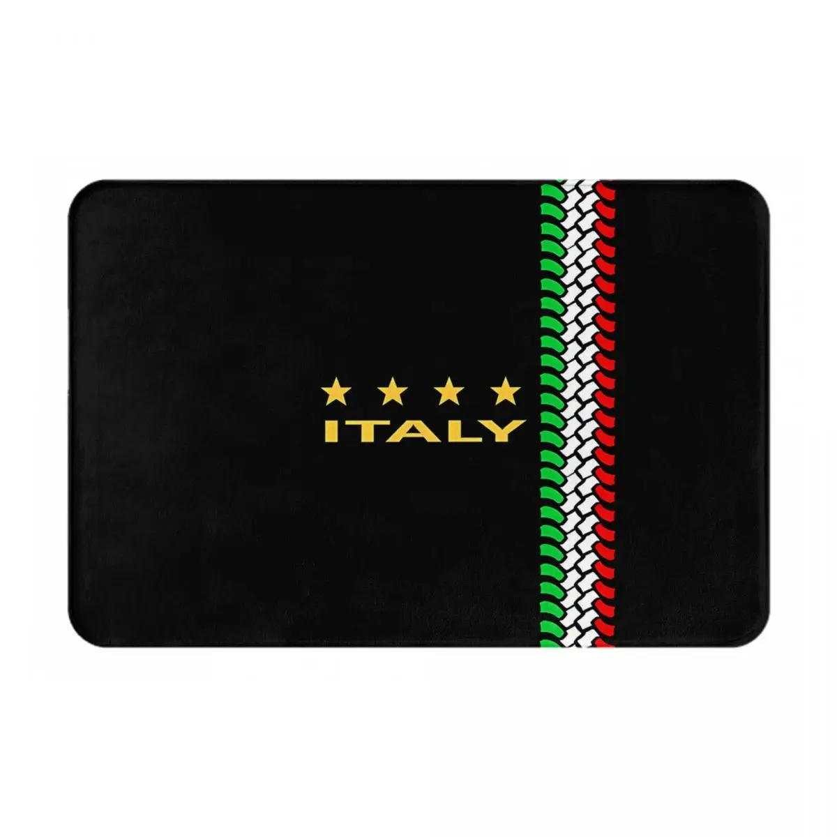 

National Flag Kitchen Non-Slip Carpet Italy Design Living Room Mat Welcome Doormat Home Decoration Rug