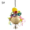Bird Chewing Paper/ Rattan Toy Small Parrot Hanging Parrot Molar Toy for Cage 5